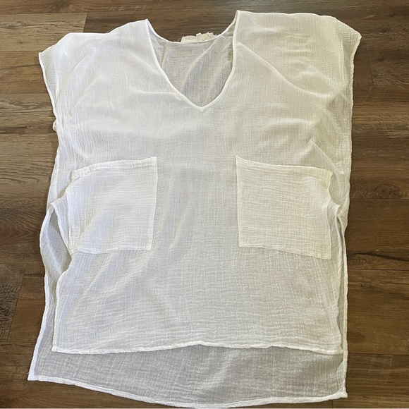 Jens Pirate Booty sheer white kaftan o/S - Picture 4 of 9